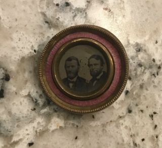 General Ulysses Grant & Colfax Ferrotype Campaign President 1868