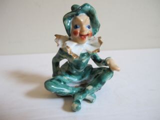 Vintage - Pixie / Elf Figurine,  With Legs Crossed,  Made In Occupied Japan,  3.  5 "