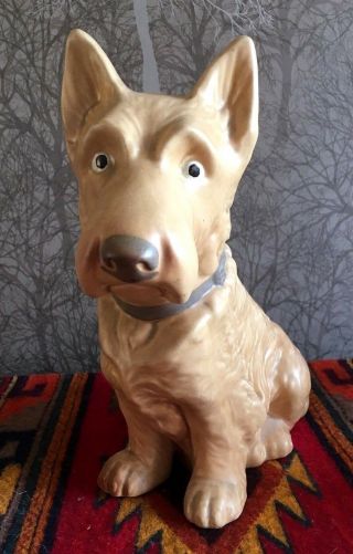 Sylvac Scottie Dog Fireside Ornament Figurine 1209 Large Size 1940/59 Vintage