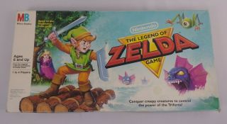 Vtg 1988 Nintendo The Legend Of Zelda Board Game 98 Complete Milton Bradley