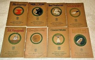 44 Late 1920 ' s to early 1930 ' s BSA Merit Badge books BOY SCOUTS 6
