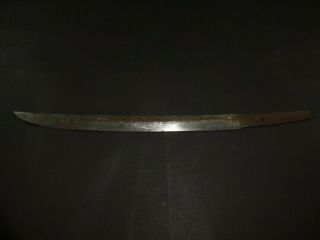 Wakizashi (sword) Only Blade : Muromachi : 19.  9 × 14.  9 " 340g