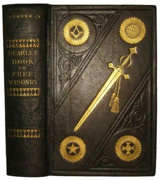 1889 Scarlet Book Freemasonry Occult Knights Templar Torture Inquisition Masonic