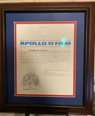 Apollo 11 Film Flown To The Lunar Surface