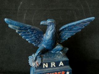 NRA National Recovery Act Cast Metal Painted Store Display Eagle FDR 3