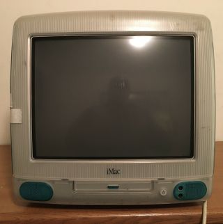 Vintage 1998 Apple Imac G3 Teal 15 " Desktop Computer Mac M4984