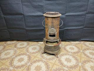 Vintage Cast Iron No.  3 Barler (ideal) Heater Co.  Kerosene Heater Gosher,  Ind.