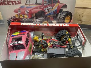 Vintage Rc Tamiya Monster Beetle Rare Noreserve Rc10 Goldpan Clodbuster