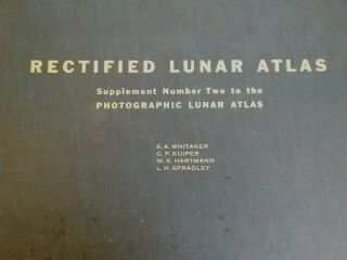 LUNAR ATLAS 1963 LARGE Book 15 