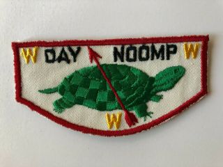 Day Noomp Lodge 244 F1b Oa First Flap Order Of The Arrow Boy Scouts