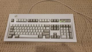 Vintage Ibm Model M Keyboard,  Oct 1991,  1391401,  W/cable (model M To Usb)