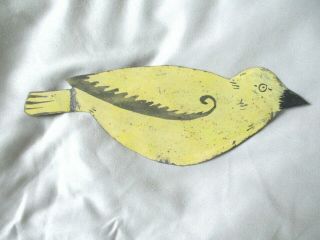 VINTAGE/ANTIQUE METAL BIRD,  HAND CRAFTED AND ETCHED,  ONE OF A KIND,  RARE 2