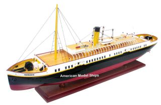Ss Nomadic White Star Line Ocean Liner Handcrafted Wooden Model 34 "