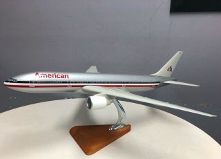 Vintage 1/100 Model American Airlines Boeing 777 - 200 Atlantic Models Pacmin
