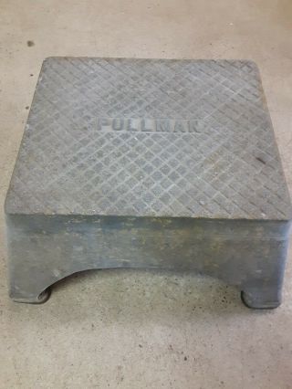 Pullman Railroad Conductor / Porter Step Stool Hard To Find Look Vintage