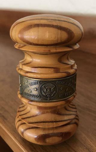 Wood Gavel “original White House Material Removed In 1950” Truman Renovation