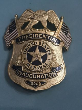 U.  S.  Marshal 2009 Presidential Inauguration Badge