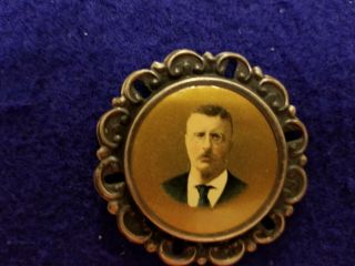 1904 Theodore Roosevelt Presidential Campaign Pin