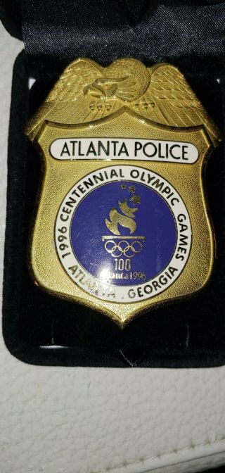 1996 Olympics Atlanta Police Badge Obsolete