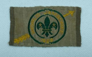 1929 World Jamboree Boy Scout Patch Badge Worn