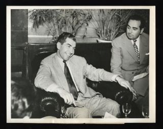 Charles Lucky Luciano 1948 Mafia Godfather La Cosa Nostra Type 1 Photo
