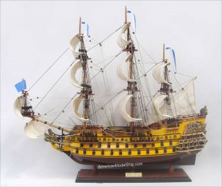 Soleil Royal Tall Ship Model 30 " - Handmade Wooden Model Boat