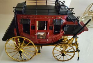 Franklin Precision Model 1/16 Wells Fargo Stagecoach With Accessories