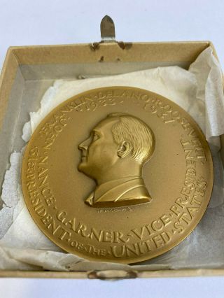 Rare 1933 Franklin Delano Roosevelt Official Inaugural Medal