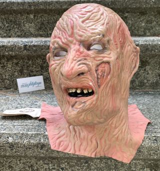 Vtg 1986 Nightmare On Elm Street Don Post Freddy Krueger Mask Rare 80’s