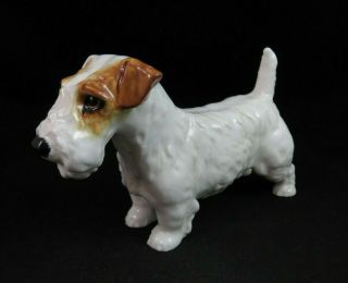Vtg Royal Doulton - Sealyham Terrier Dog Figurine Hn1031 - England - Porcelain