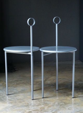 Vintage Pair Philippe Starck Mickville Folding Chairs For Driade