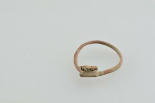 Roman Or Byzantine Bronze Ring 100 - 700 Ad,  Size 7