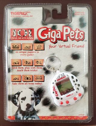 Vintage Disney Nib 1997 Giga Pet 101 Dalmatians Tiger Virtual Pet Friend