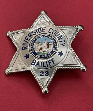 OLD Riverside Sheriff’s Bailiff - Entenmann HTF 2
