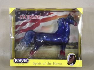 Breyer Patriot Red/white/blue Translucent American Saddlebred Le 3,  000 Nib