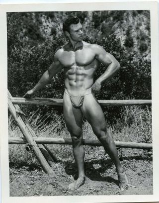 Vintage Gay Interest Photo By Bruce 4x5 1950 