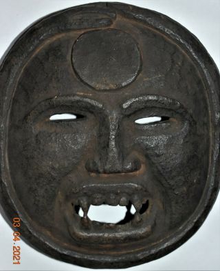 Orig $399 - Mega Nepal Shaman Mask,  Snake 1900s 12 " Prov