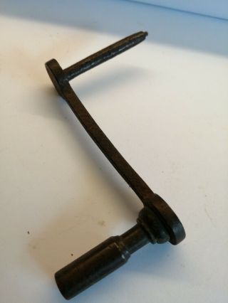 Vintage Crank / Winding Key.  Long Case / Grandfather Clock Brass &metal Spares