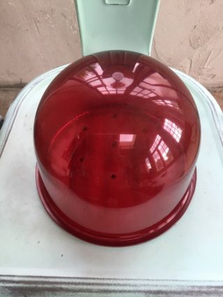 Red Federal Signal Vintage Beacon Ray Dome Fits 17 173 174 175 176,  Others