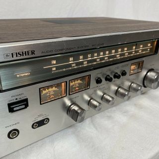Vintage Fisher Audio Component System Mc - 4045 Stereo Radio Receiver Fully