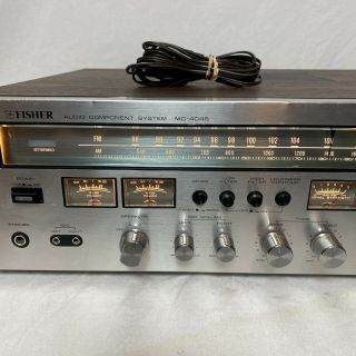 Vintage FISHER Audio Component System MC - 4045 Stereo Radio Receiver Fully 3