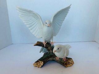 Dove Figurine Sculpture Homco Masterpiece porcelain Home Interior Gift Bird Love 2