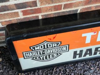 1980s /90s vintage Tramontin Harley Davidson dealership lighted sign 2