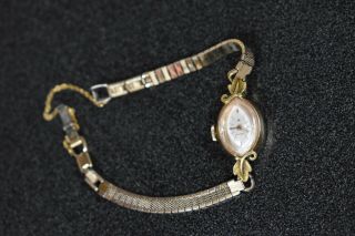 Hamilton 14k L&w Solid Gold Watch Casing Womens/ladies Vintage Running