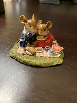 Wee Forest Folk Just The Two Of Us Limited Edition M - 370a Picnic Retired