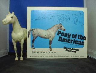 Vintage Breyer 155 Pony Of The Americas 6 - Spot Horse In 1970 