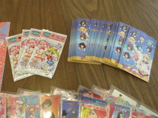 Vintage 1990s Sailor Moon S - R - Pretty Solider 96 Trading Cards - 3 Bookmarks 3