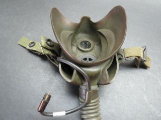 1944 AAF A - 14 Medium Oxygen Mask With Microphone - Cond. 6
