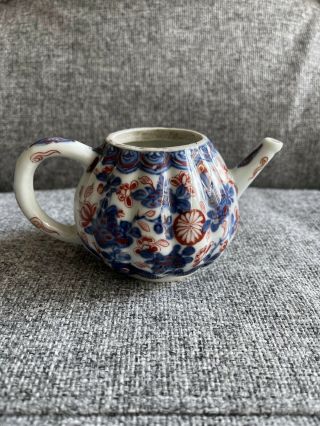 Chinese 17thc Kangxi Blue And White Imari Teapot - No Lid
