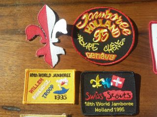 Boy Cub Scout 8 Patch 18th World Jamboree Switzerland 1995 2